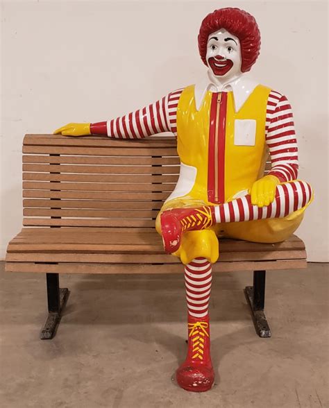 Discover the Fascinating Story Behind the Iconic Ronald McDonald Bench Statue